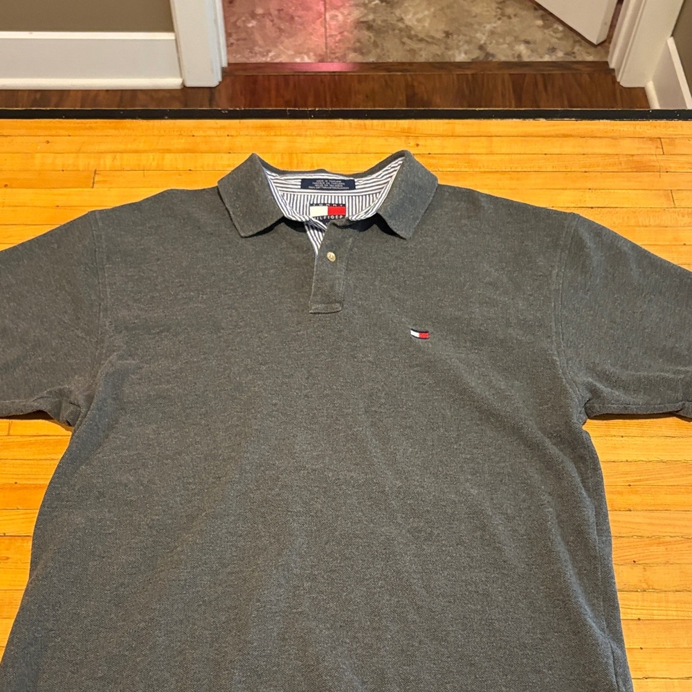 Tommy Hilfiger Charcoal Polo Shirt